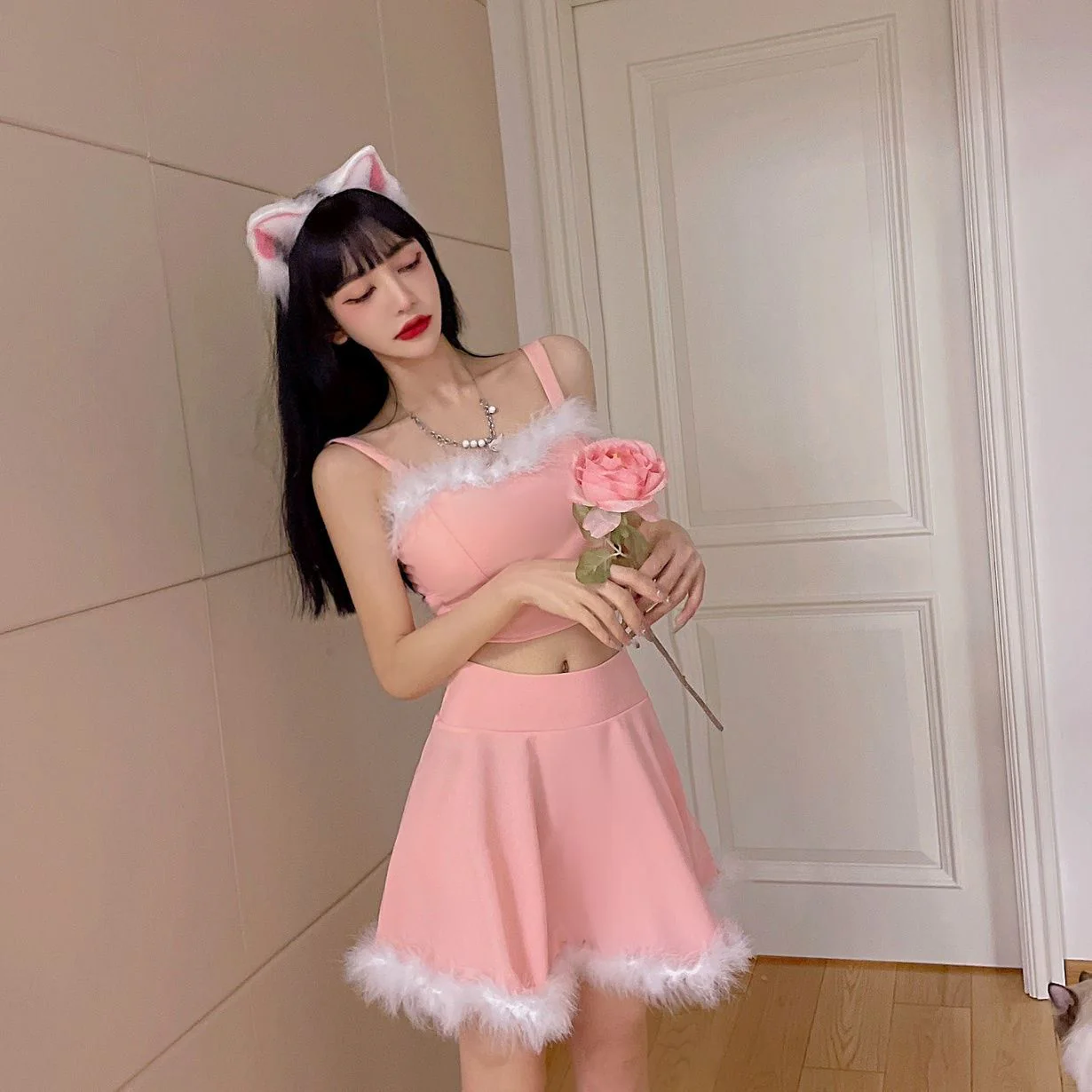 Bunny Girl Christmas Dress HA1027 - Image 3