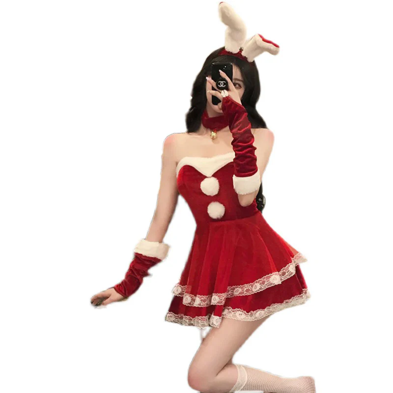 Bunny Girl Christmas Dress HA1033 - Image 3