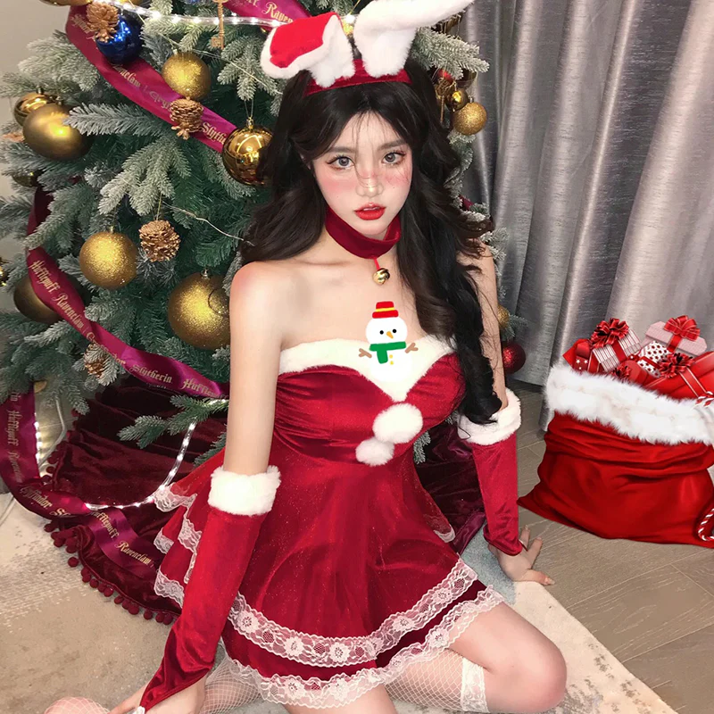Bunny Girl Christmas Dress HA1033 - Image 4