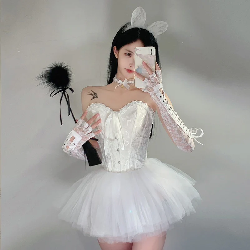 Bunny girl cosplay suit HA1488 - Image 4