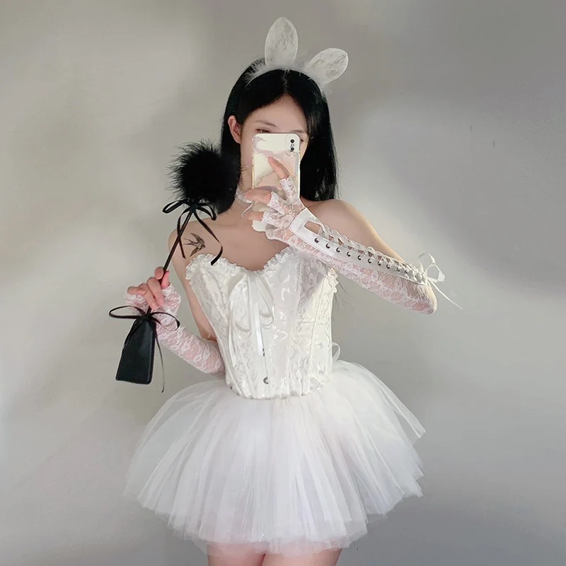 Bunny girl cosplay suit HA1488 - Image 5