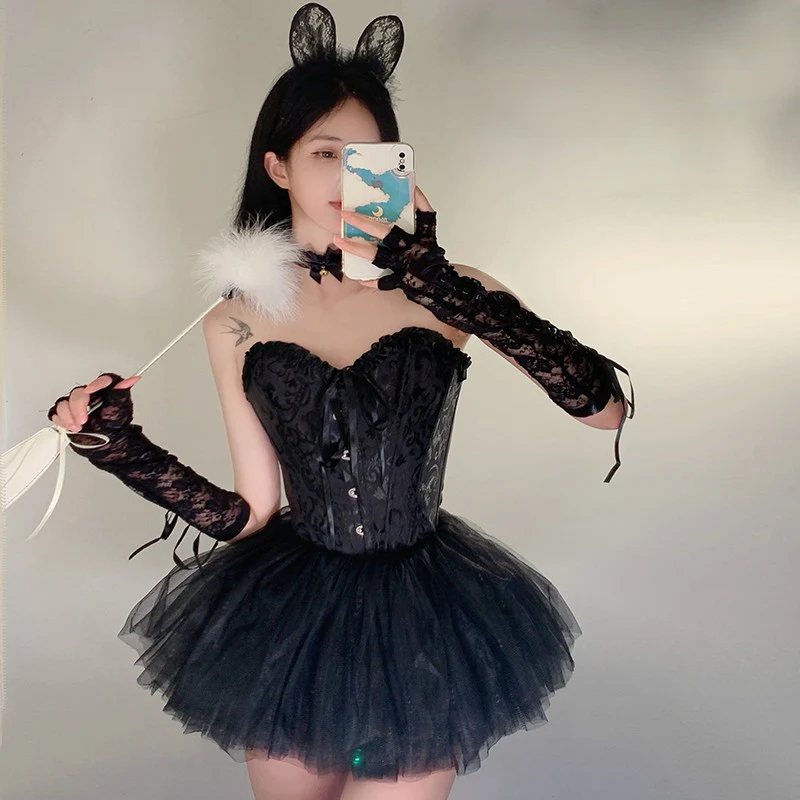 Bunny girl cosplay suit HA1488 - Image 6