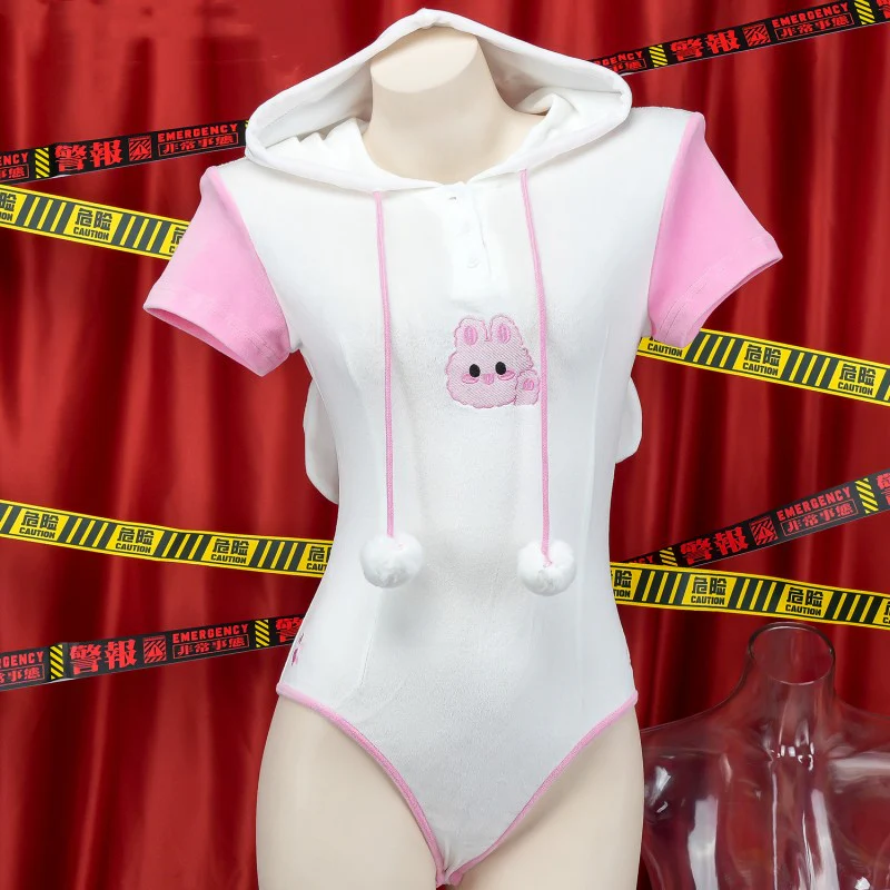Bunny high fork hoodie pajamas   HA2099 - Image 4