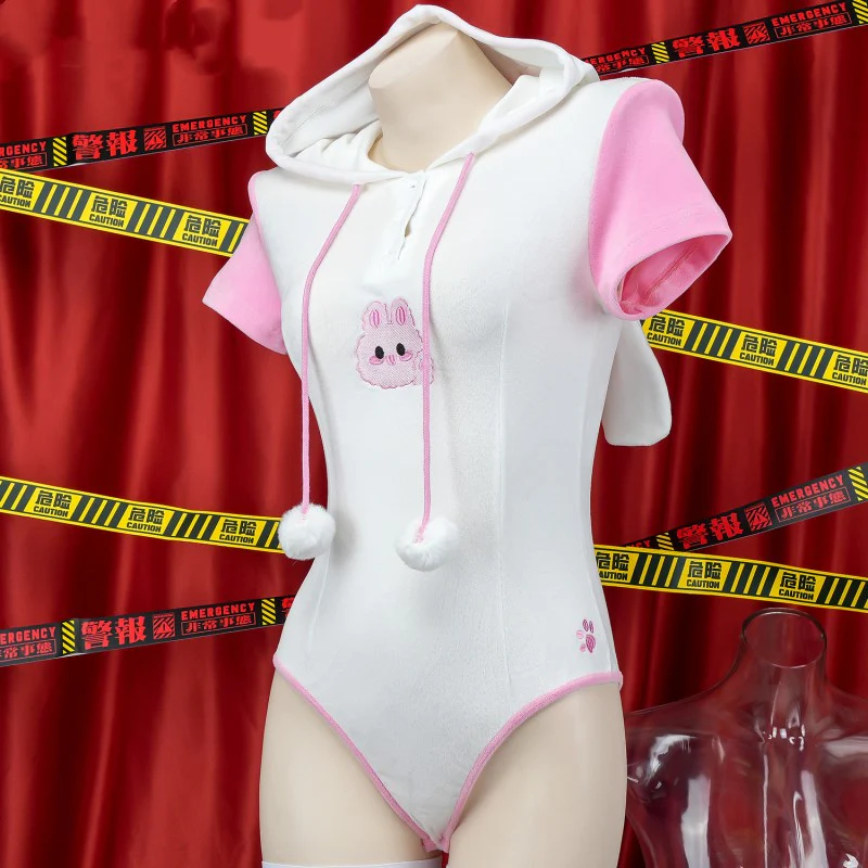 Bunny high fork hoodie pajamas   HA2099 - Image 5