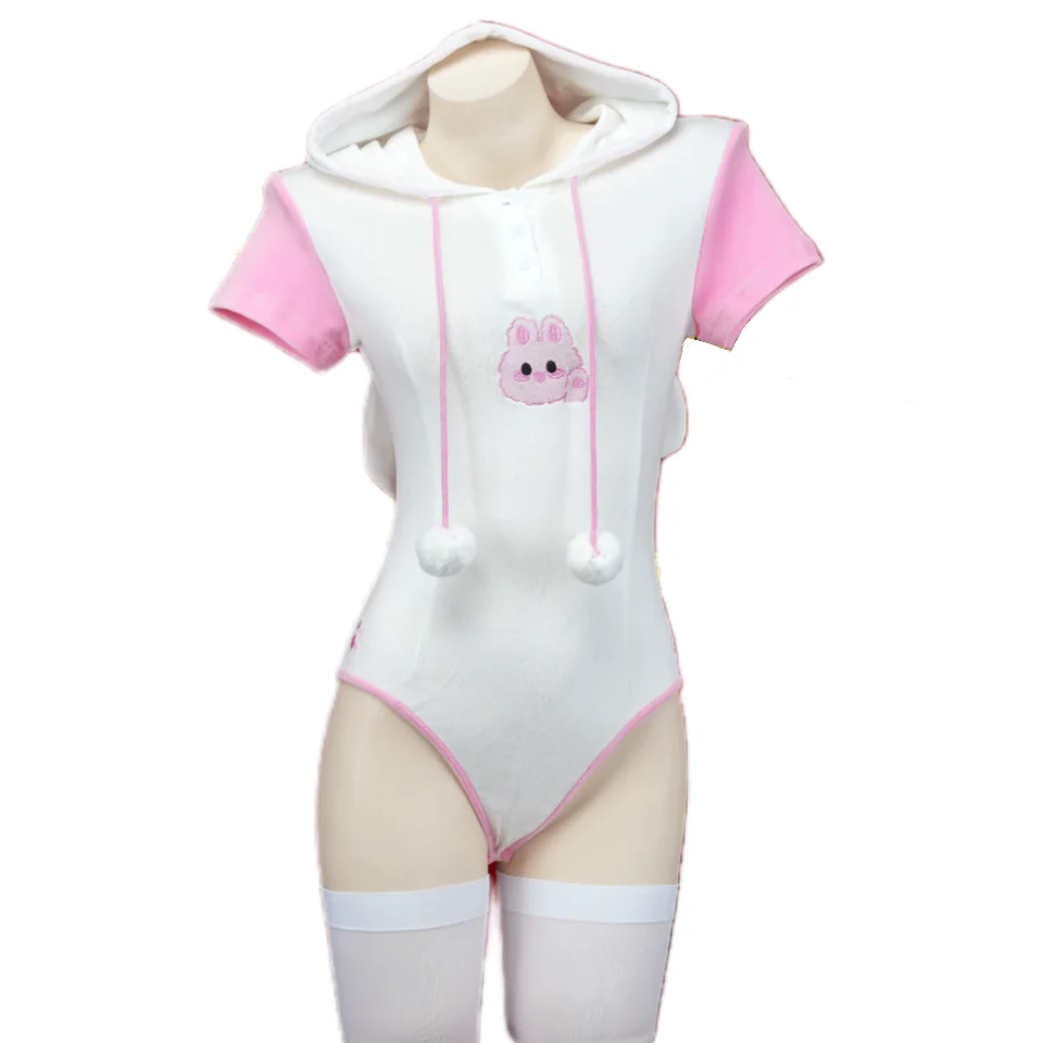 Bunny high fork hoodie pajamas   HA2099 - Image 8