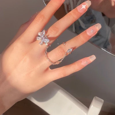 Butterfly Diamond Necklace Ring   HA0722 - Image 7