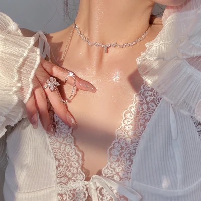 Butterfly Diamond Necklace Ring   HA0722 - Image 8