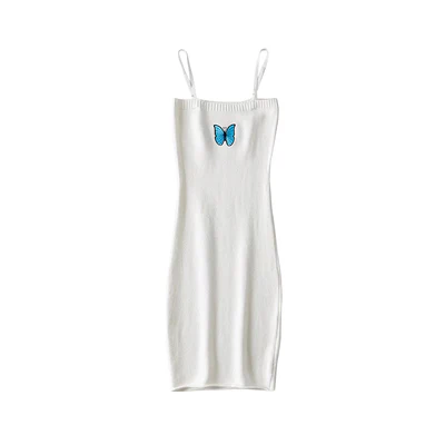 Butterfly Embroidered Cardigan Bag Dress Two-Piece Set    HA1401 - Image 7
