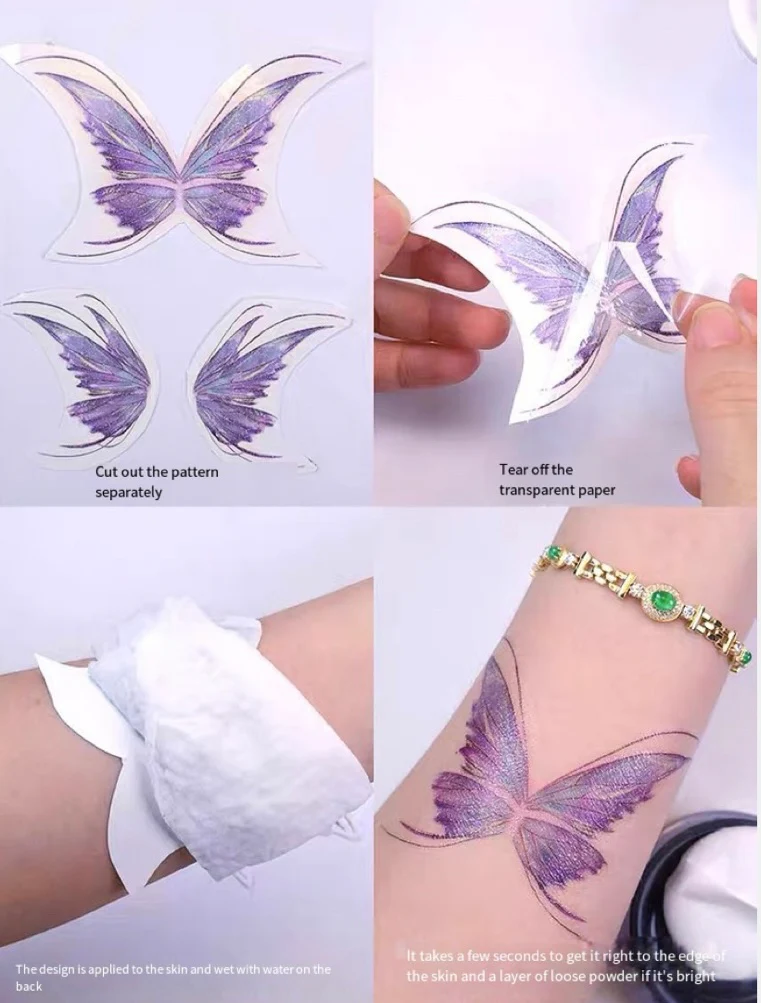 Butterfly Eye Makeup Sticker HA1688 - Image 2