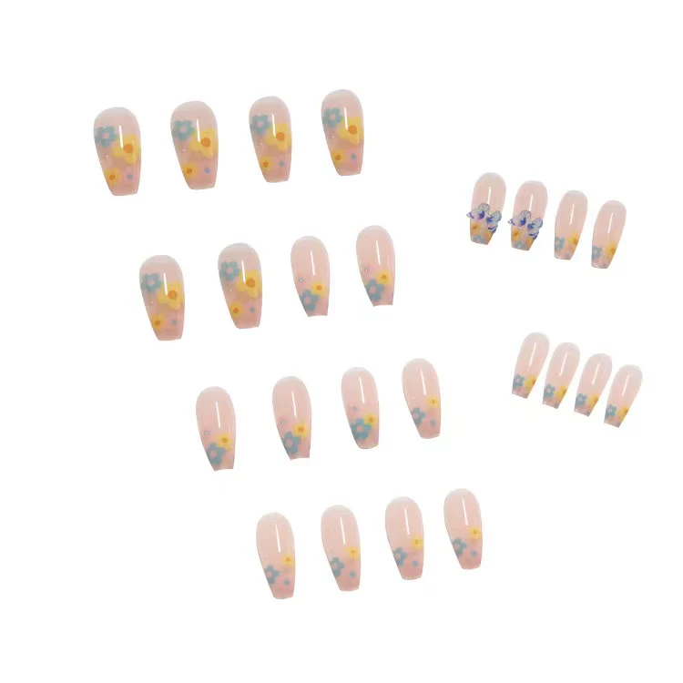 Butterfly Flower Nail Art   HA0221 - Image 3