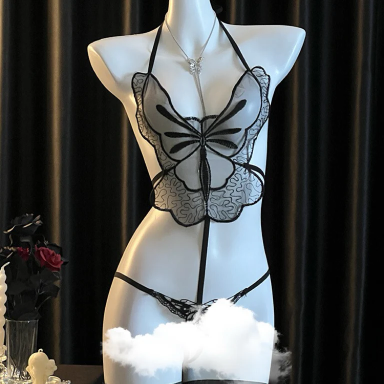 Butterfly mesh jumpsuit HA2843 - Image 4