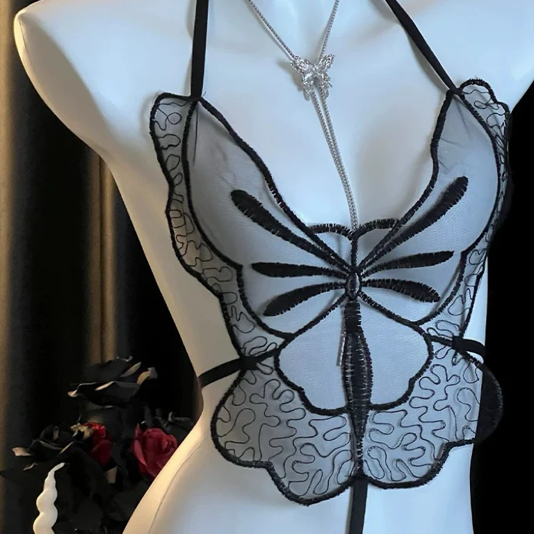 Butterfly mesh jumpsuit HA2843 - Image 5
