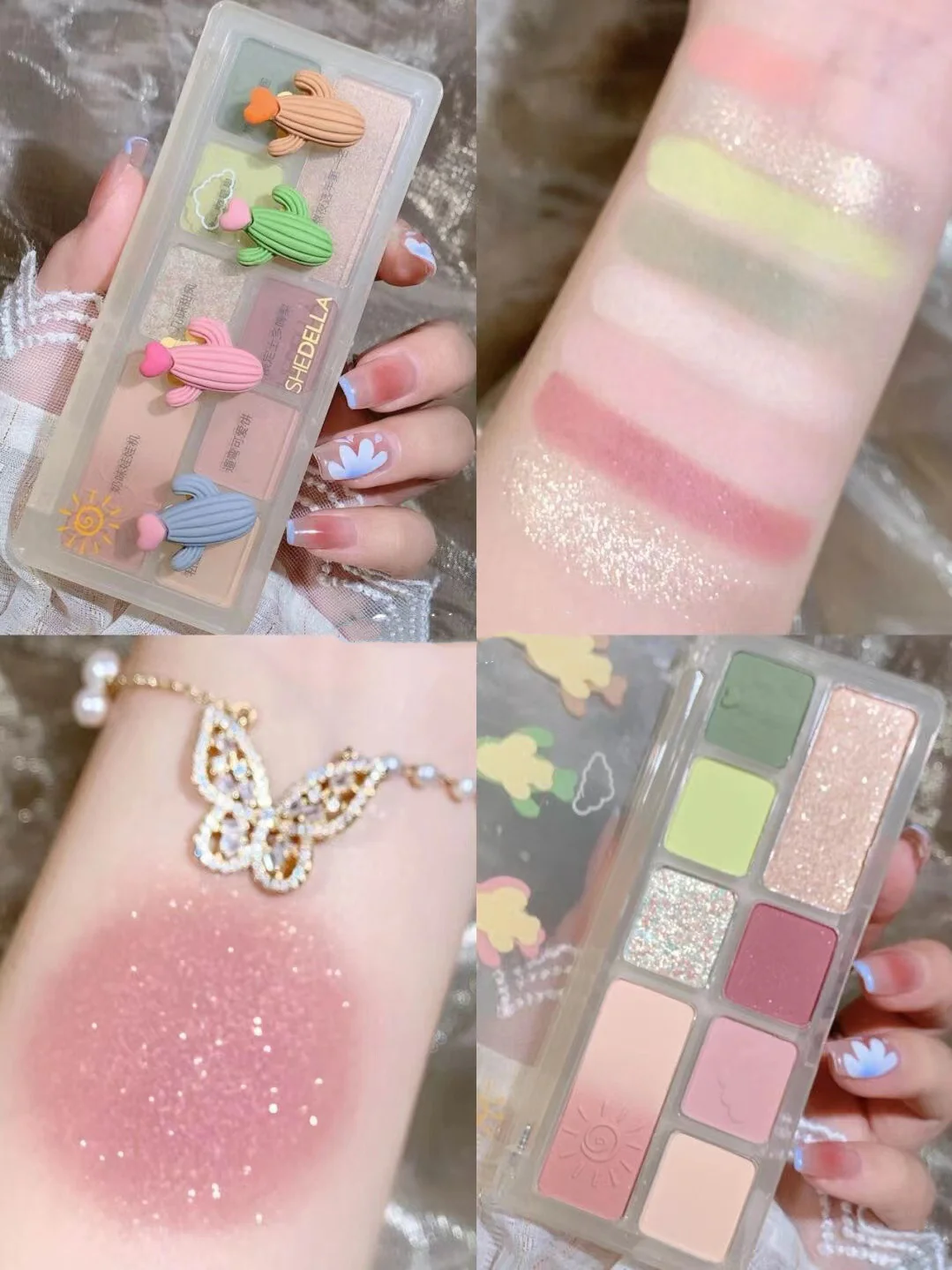 Cactus 8-color eyeshadow palette HA0441 - Image 3