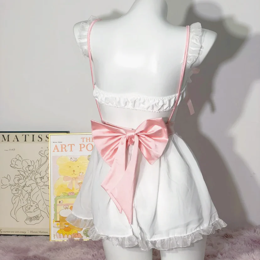 Cat ears bowknot skirt suit HA1819 - Image 2