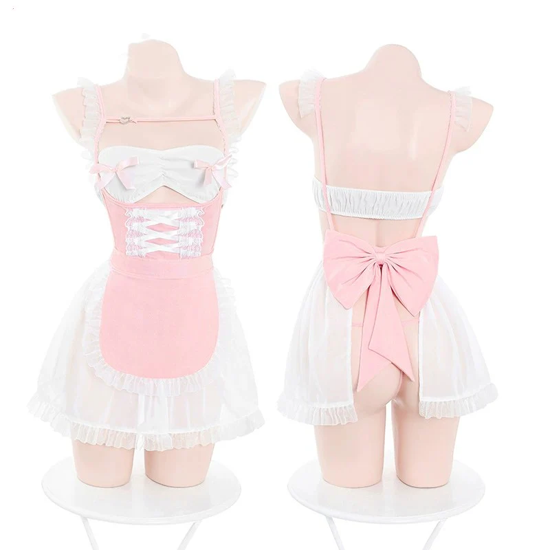 Cat ears bowknot skirt suit HA1819 - Image 3