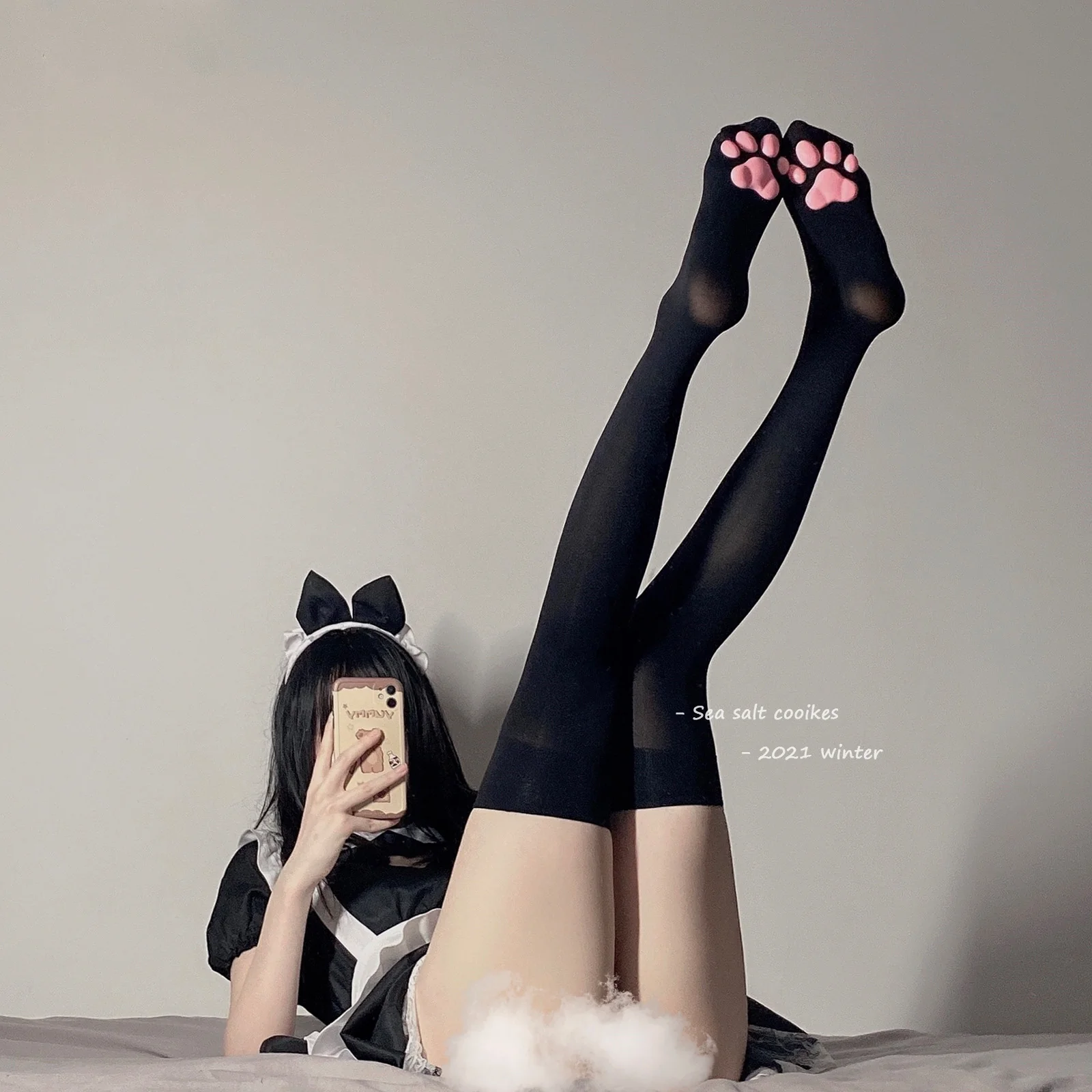Cat paw three-dimensional meat pad stockings  HA0333 - Image 5