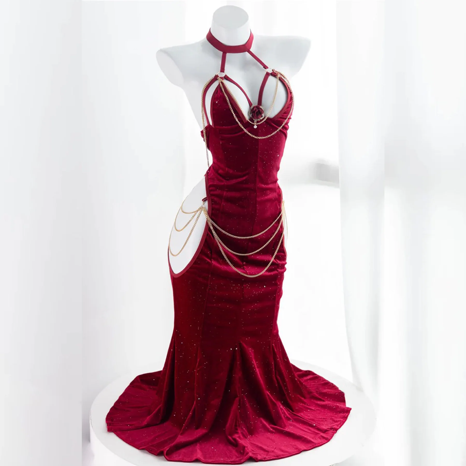 Chain Fishtail Dress HA2467 - Image 3
