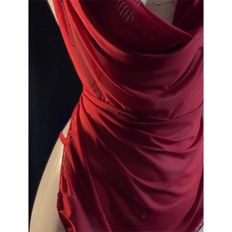 chain lace dress HA2958 - Image 3