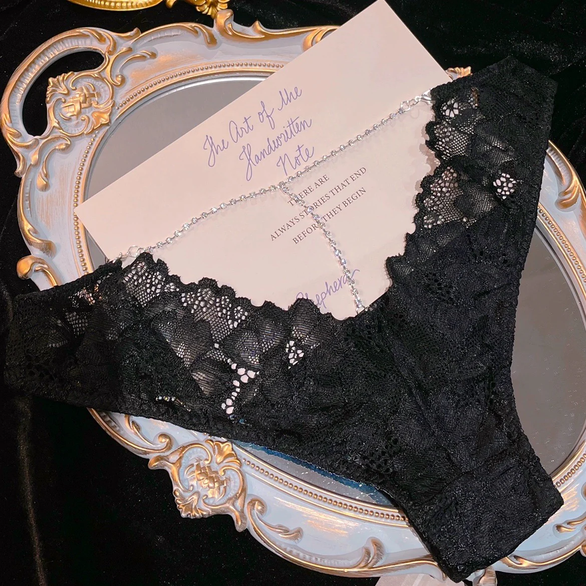 Chain lace underwear HA2390 - Image 3