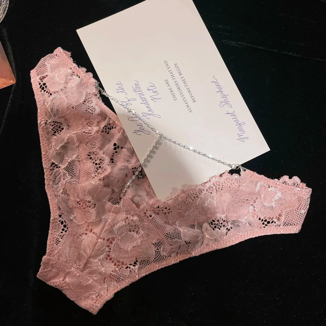 Chain lace underwear HA2390 - Image 4
