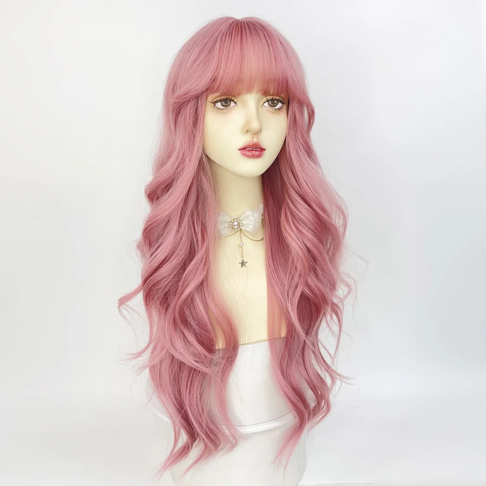 Cherry Blossom Pink Wave Wig   HA1253 - Image 3