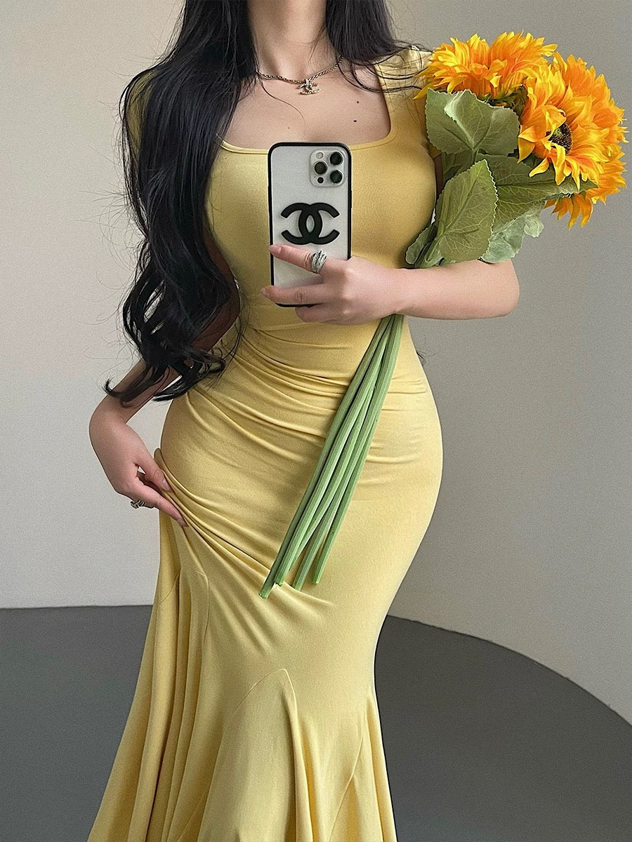 Chic fishtail dress HA2704 - Image 2