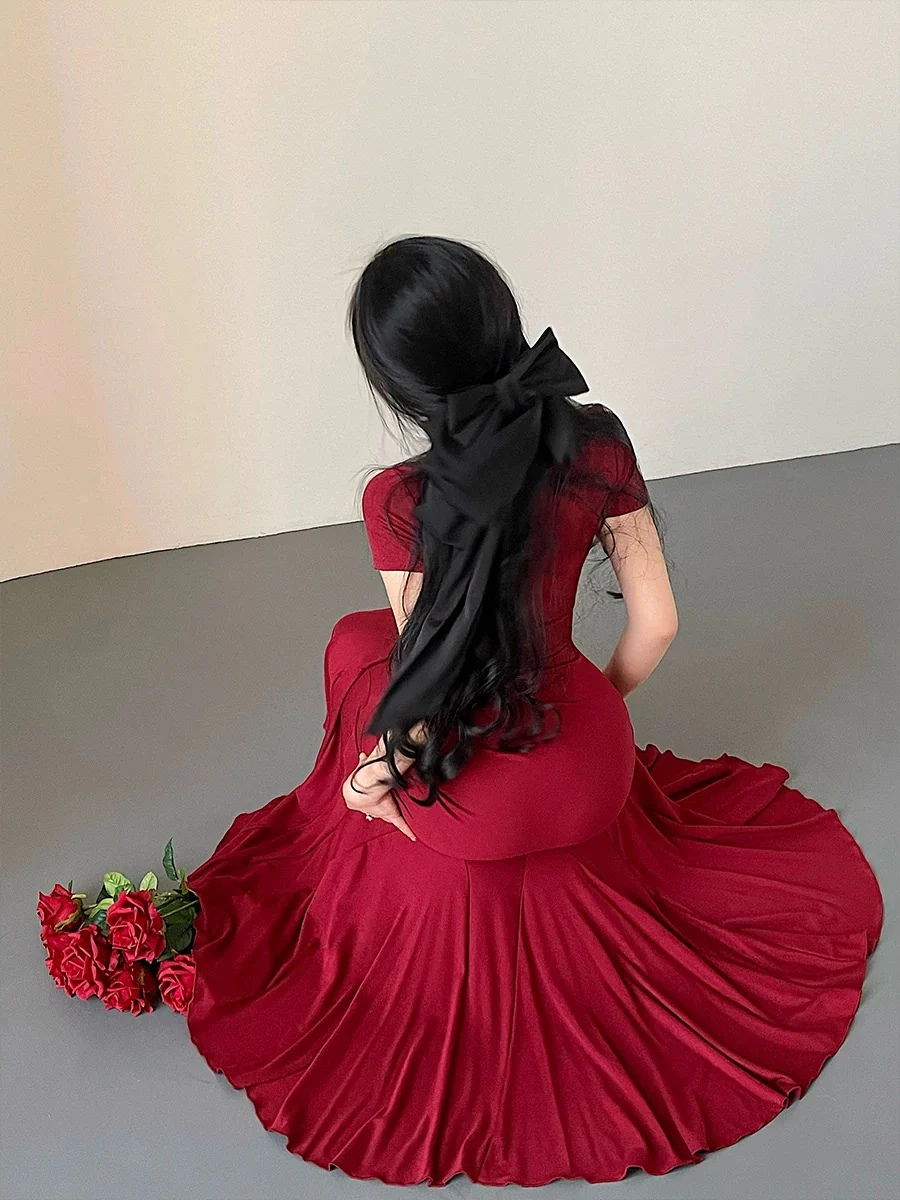 Chic fishtail dress HA2704 - Image 4