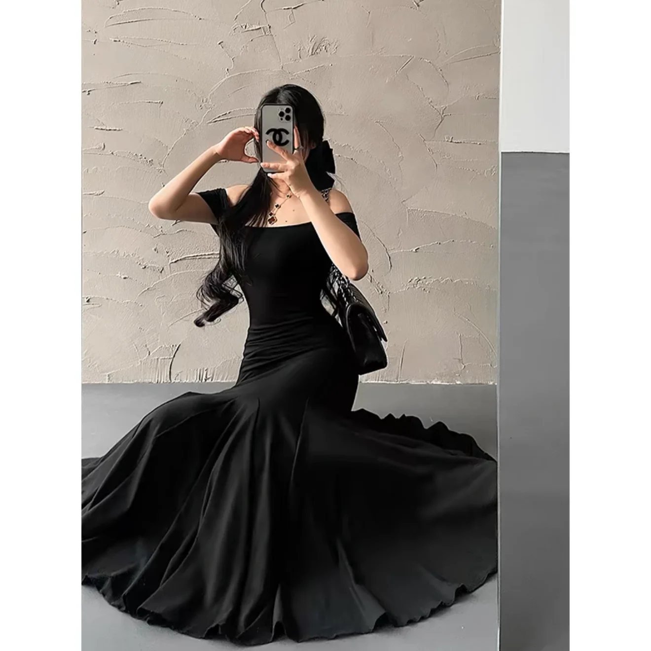 Chic fishtail dress HA2704 - Image 7