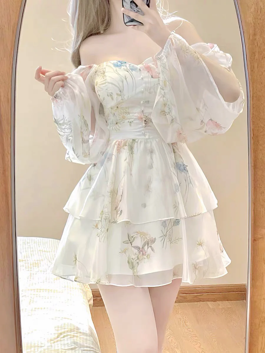 Chic floral dress HA2277 - Image 4