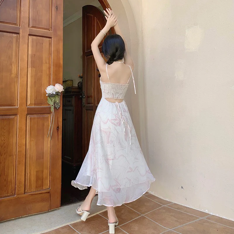 Chiffon Floral Slip Dress   HA1582 - Image 4