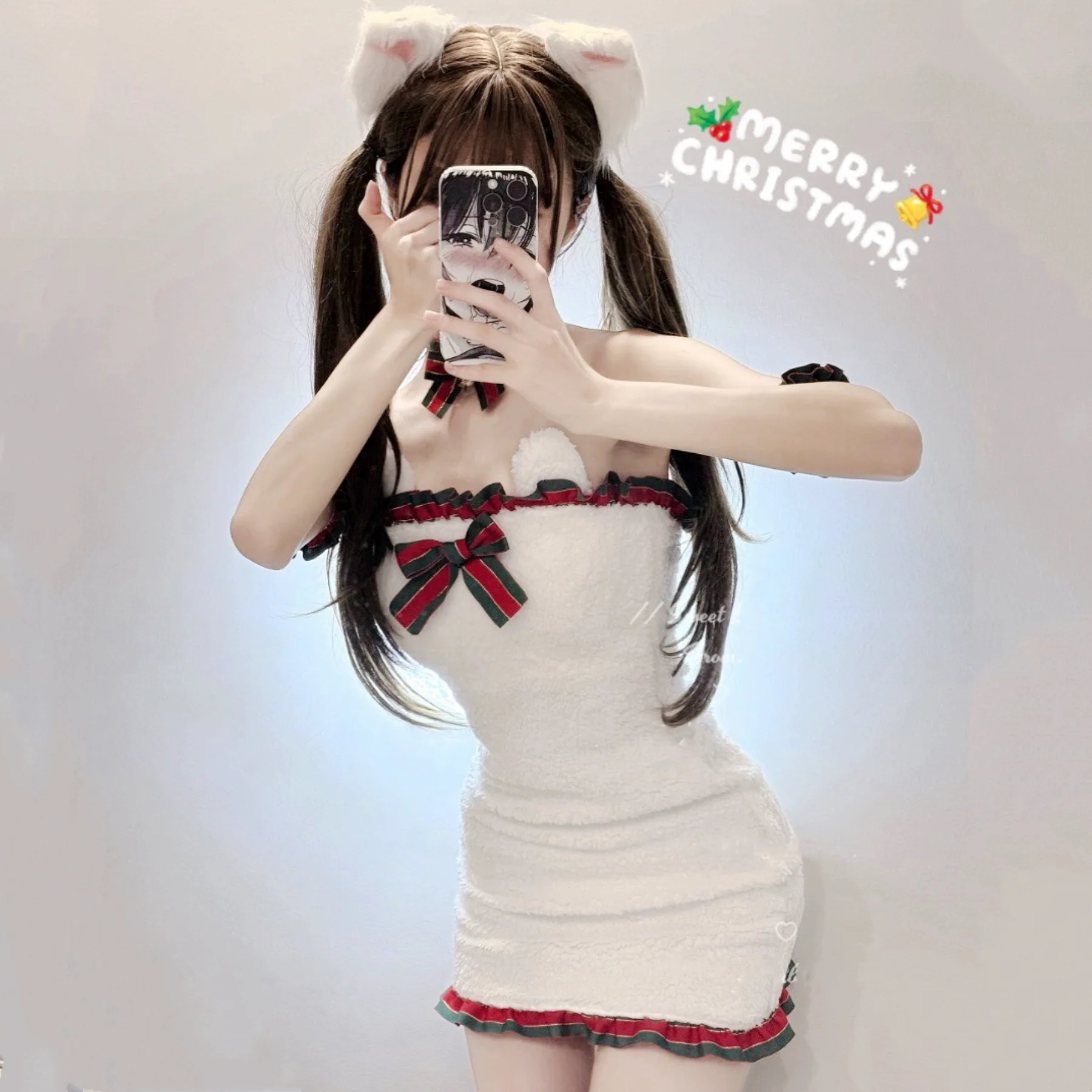Christmas bear dress HA2307 - Image 3