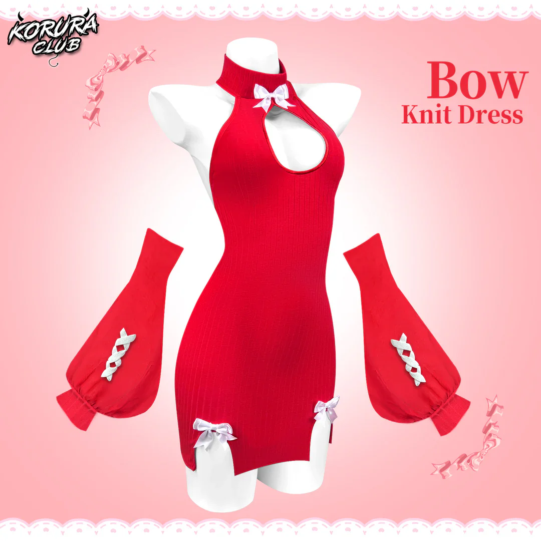 Christmas Bow sweater KO130 （3-Piece Set） - Image 2