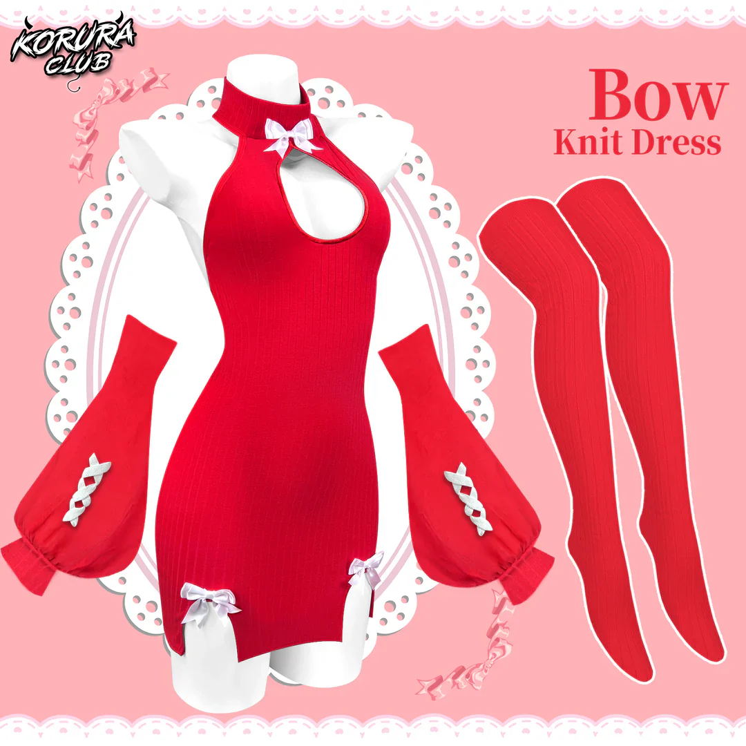 Christmas Bow sweater KO130 （3-Piece Set） - Image 4