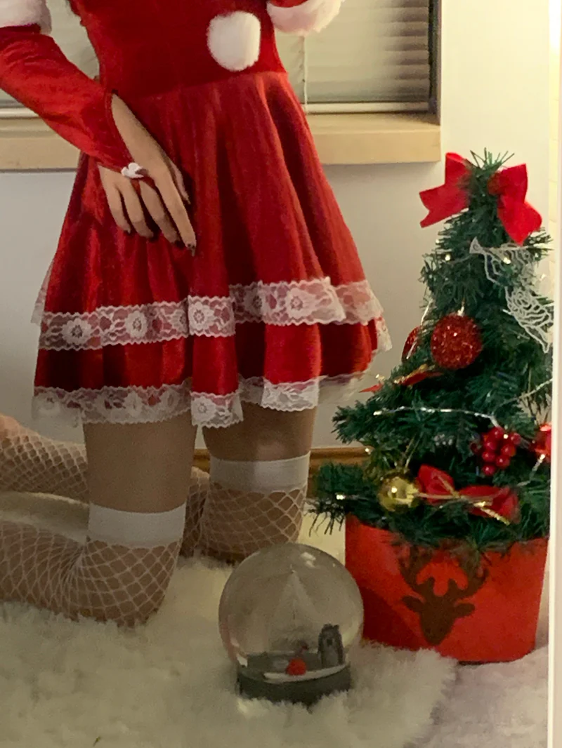 Christmas maid outfit HA1032 - Image 4