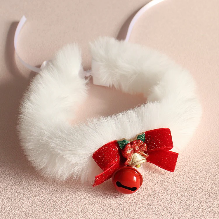 Christmas plush collar   HA1333 - Image 3