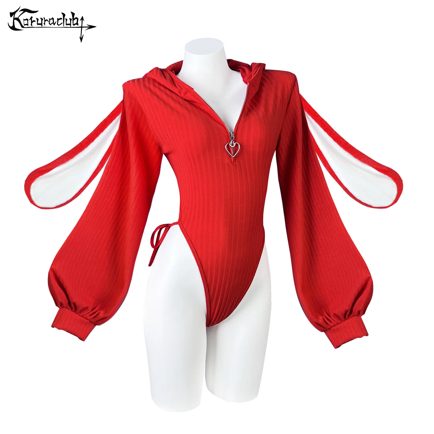 Christmas Red bunny ear Bodysuit  SD83 - Image 6
