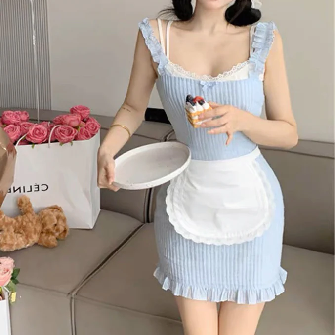 Chubby hot girl slim dress   HA1987 - Image 2