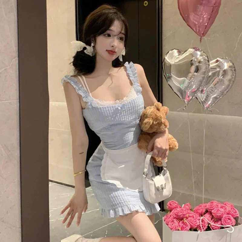 Chubby hot girl slim dress   HA1987 - Image 3