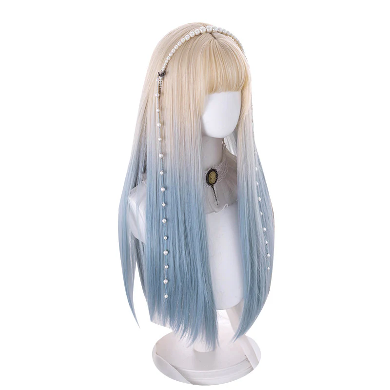 Color Gradient Long Straight Hair  HA0410 - Image 5