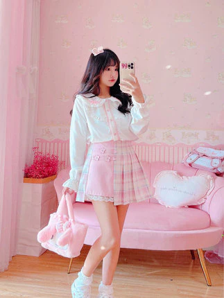 Colorblock Versatile High Waist Skirt   HA0322 - Image 3
