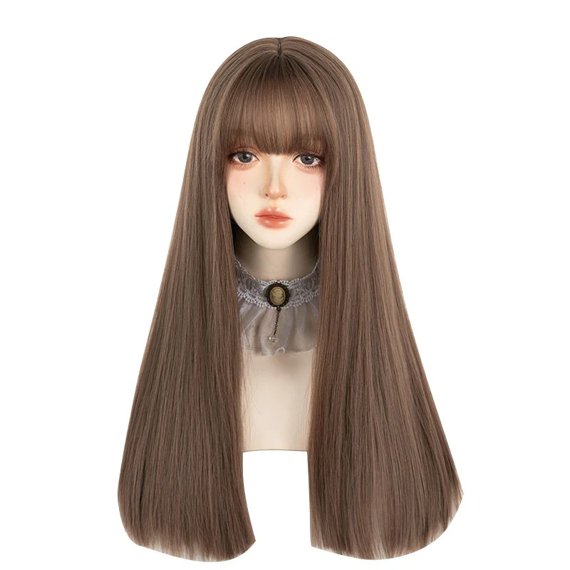 Comic black long straight wig   HA1238 - Image 3