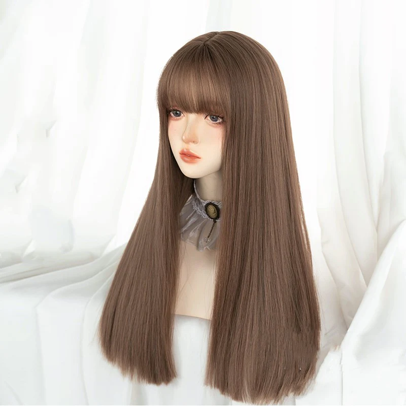 Comic black long straight wig   HA1238 - Image 4