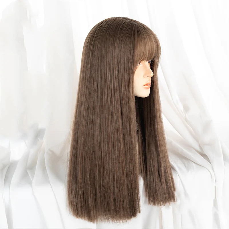 Comic black long straight wig   HA1238 - Image 5
