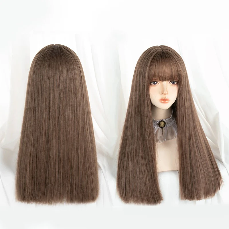 Comic black long straight wig   HA1238 - Image 6