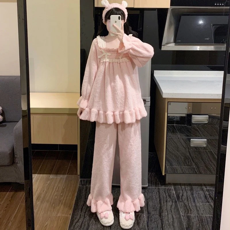 Coral fleece thick home clothes   HA1515 - Image 3