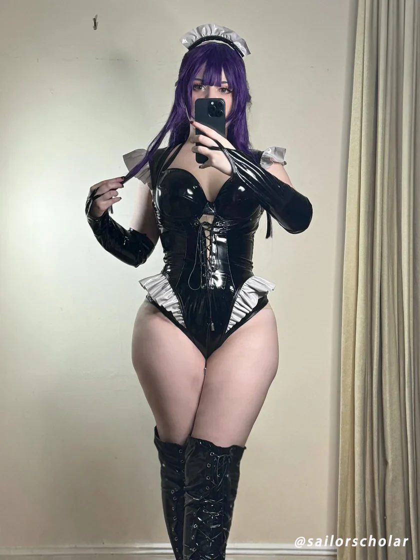 Cosplay Bar Maiden Maid Lingerie（5-Piece Set）HA2896 - Image 5