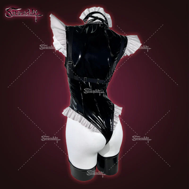 Cosplay Bar Maiden Maid Lingerie（5-Piece Set）HA2896 - Image 8