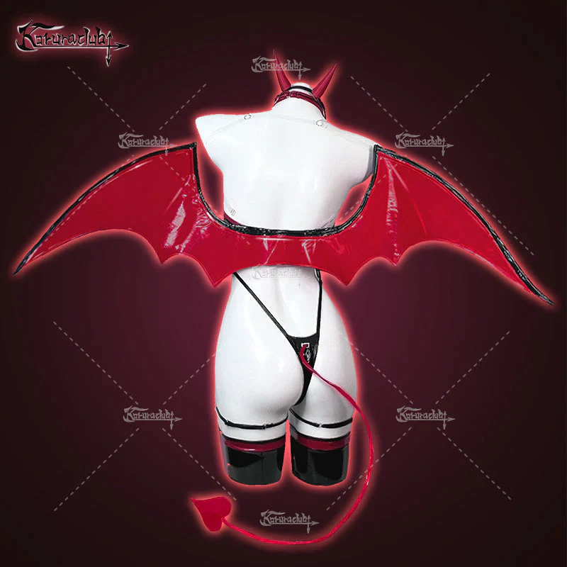 Cosplay Devil Nurse Succubus Lingerie（8-Piece Set）KO17 - Image 6