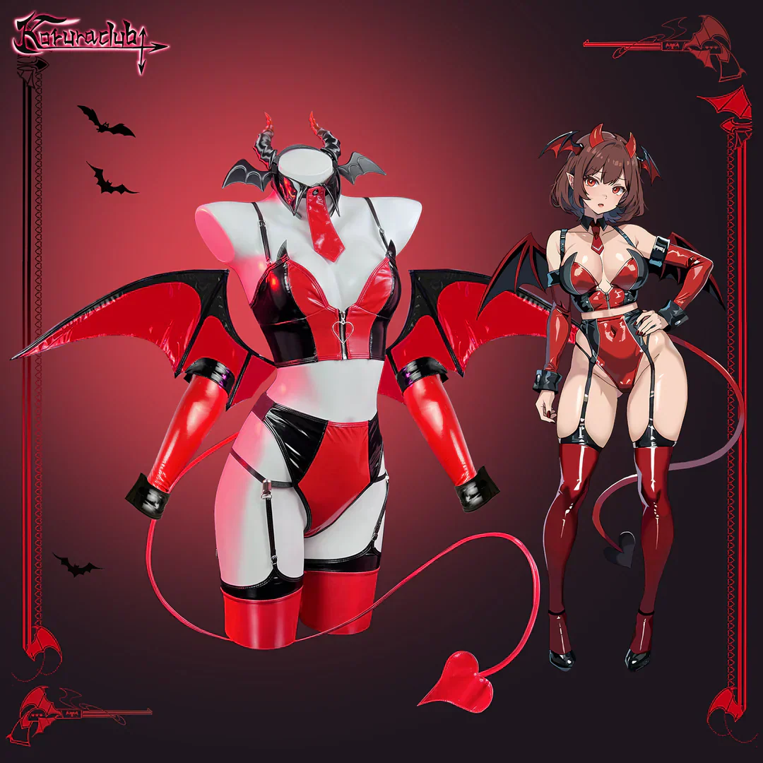 Cosplay Red Devil Costume KO78 - Image 4