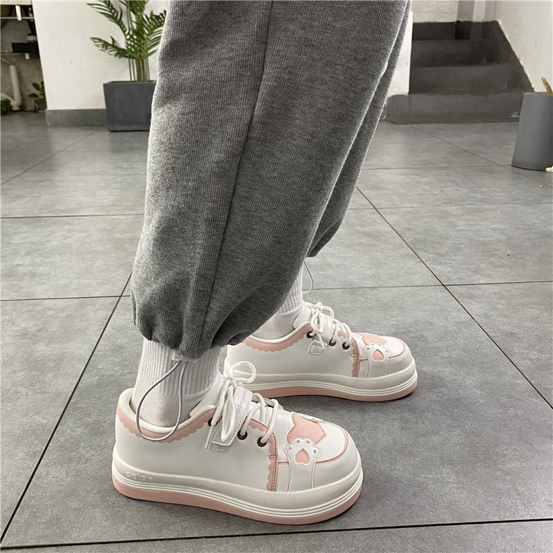 Cream platform white shoes  HA0566 - Image 3